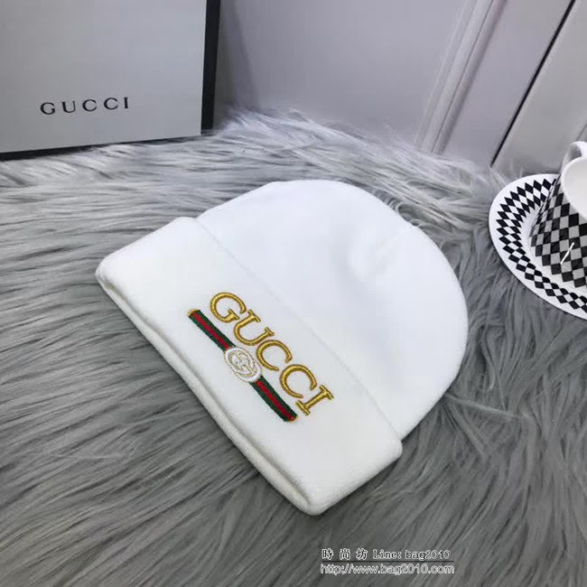 GUCCI古馳 專櫃新品針織帽 男女同款 LLWJ8059